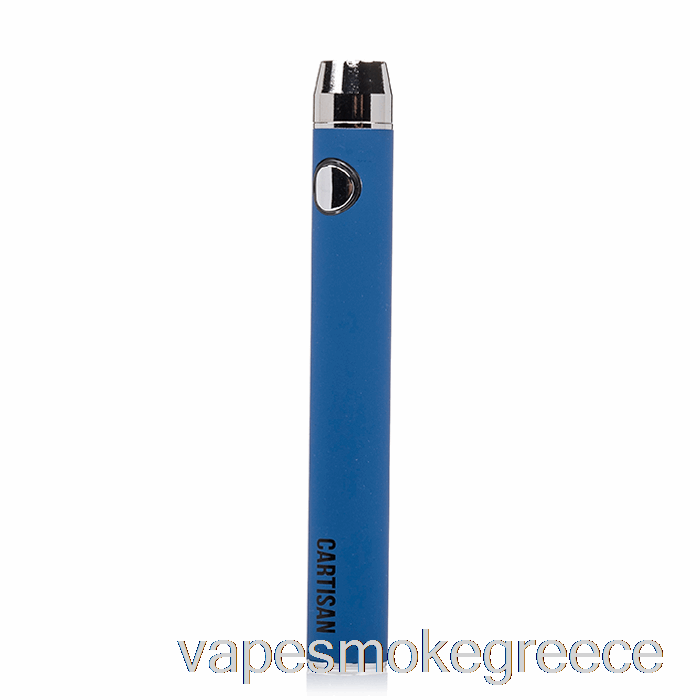 Vape Greece Cartisan Button Vv 900 Dual Charge 510 Battery [micro] Blue